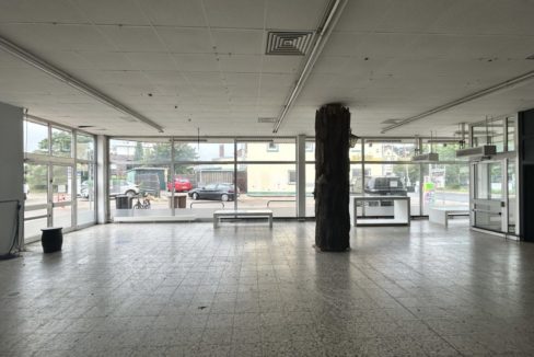 Hauptfläche mit großer Fensterfront