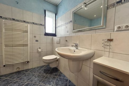 Badezimmer mit Fußbodenheizung