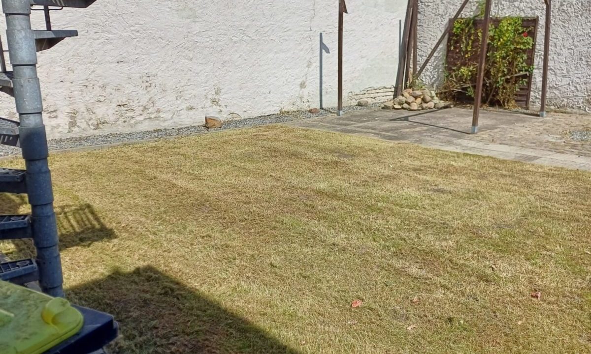 nicht einsehbarer Garten