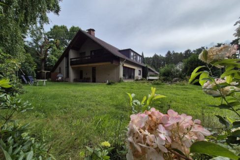 Blick vom Garten aus.