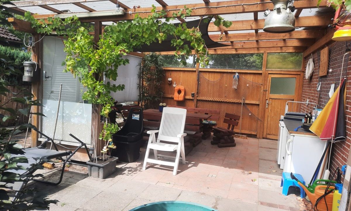 Überdachte Terrasse