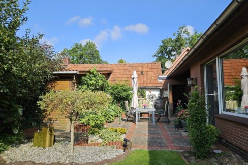 Blick auf die Terrasse