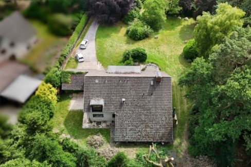 Das Luftbild gibt eine Übersicht von oben